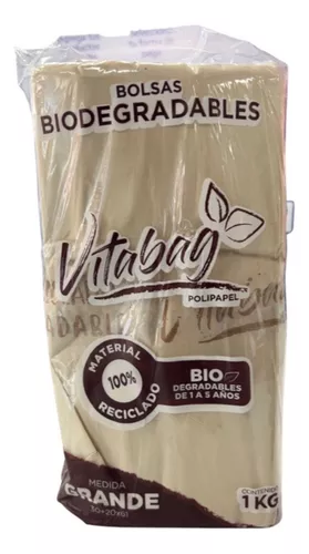 BOLSA BASURA ASA COMPOSTABLE VITABAG GDE