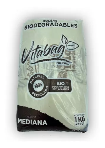 BOLSA BASURA ASA COMPOSTABLE VITABAG MED