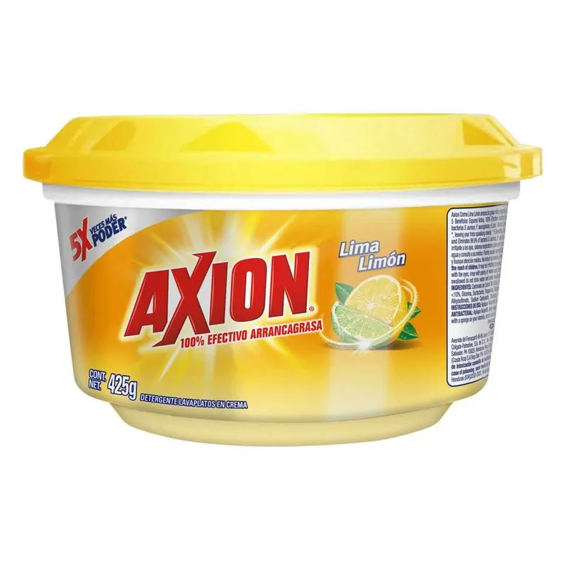 DETERGENTE AXION CREMA LAVAPLATOS LIMA LIMÓN