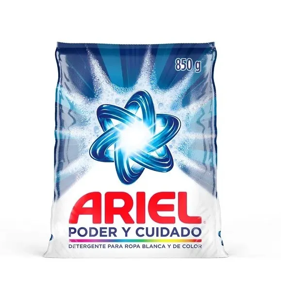 DETERGENTE EN POLVO ARIEL ROPA BCA / COLOR 850 GR (PODER Y CUIDADO)