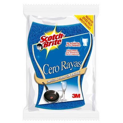 FIBRA CERO RAYA SCOTCH BRITE AZUL MEDIANA