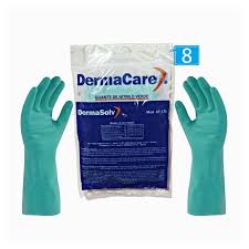 GUANTES NITRILO #8 DERMA CARE