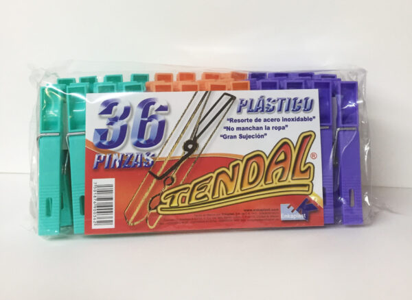 PINZAS TENDAL 36 PZAS.
