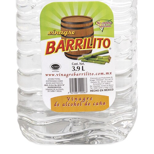 VINAGRE BLANCO BARRILITO 3.9 L
