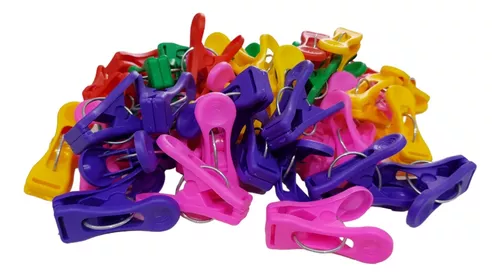PINZAS ROPA 3 PERICOS 50 PZAS