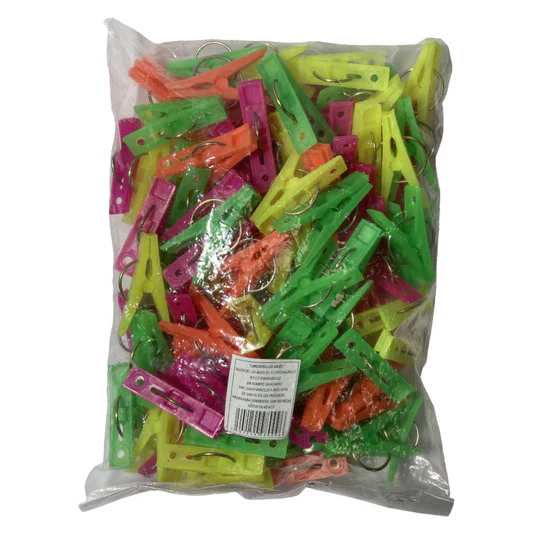 PINZAS PARA ROPA 100 PZAS