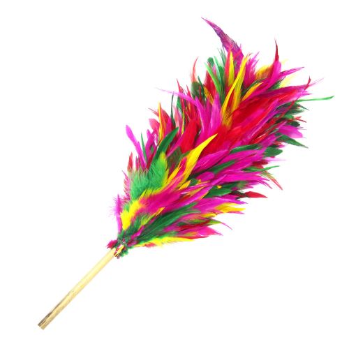 PLUMERO DE GALLO COLORES