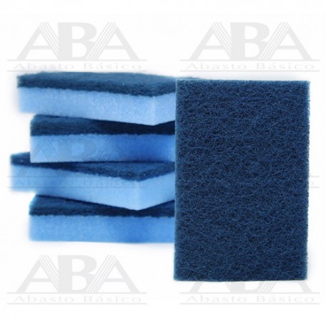 FIBRA ESPONJA AZUL P-0