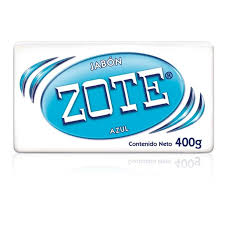 JABON ZOTE AZUL BARRA 400 GR