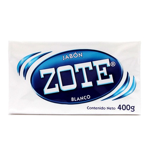 JABÓN ZOTE BCO BARRA 400 GR