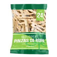 PINZAS MADERA PKT 24 