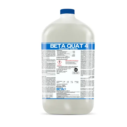 SANITIZANTE QUAT 4 BIODEGRADABLE